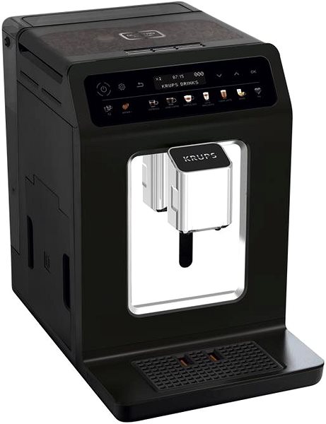 Kaffeevollautomat KRUPS EA895831 Evidence One Black Seitlicher Anblick