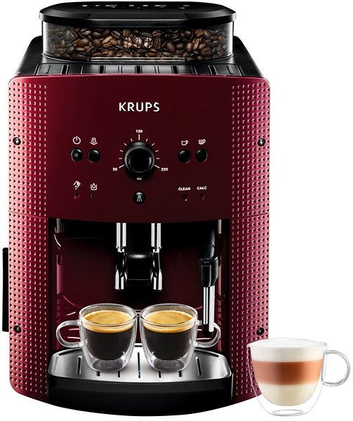 Kaffeevollautomat KRUPS EA810770 Essential Red ...