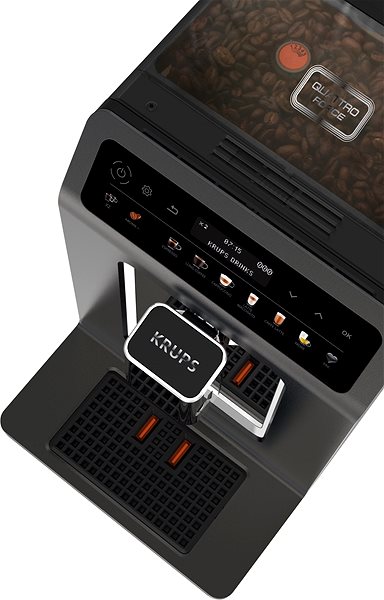 Automatic Coffee Machine KRUPS EA895N10 Evidence One Meteor Grey Features/technology