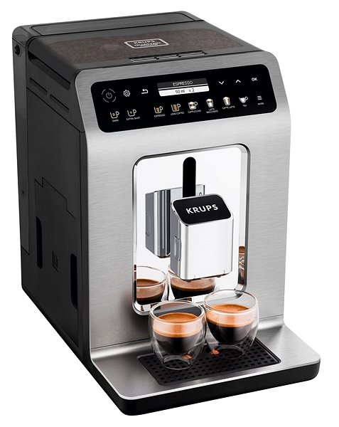 Kaffeevollautomat KRUPS EA894T10 Evidence Plus Titan Kaffeemaschine mit Milchbehälter Mermale/Technologie
