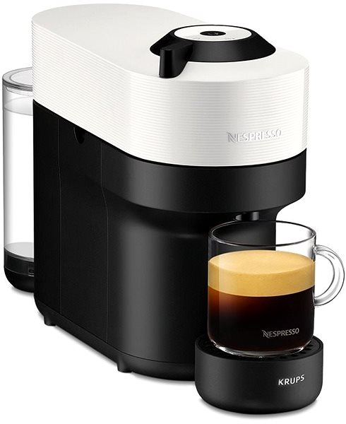 Coffee Pod Machine NESPRESSO Krups Vertuo Pop Coconut White XN920110 ...