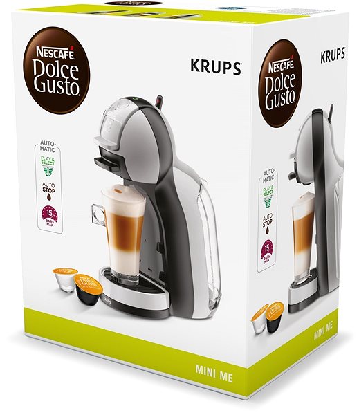 Kapsel-Kaffeemaschine KRUPS KP123B31 Nescafé Dolce Gusto Mini Me Verpackung/Box