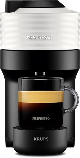 Coffee Pod Machine NESPRESSO KRUPS Vertuo Pop Coconut White XN920110CE2 winter set ...
