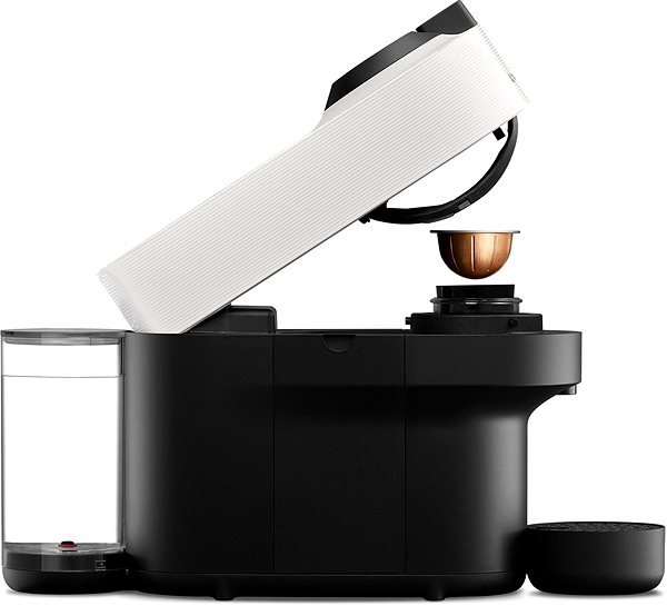 Coffee Pod Machine NESPRESSO KRUPS Vertuo Pop Coconut White XN920110CE2 winter set ...