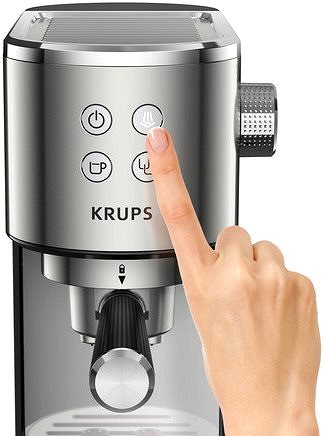 Lever Coffee Machine KRUPS XP442C11 Virtuoso Silver Features/technology