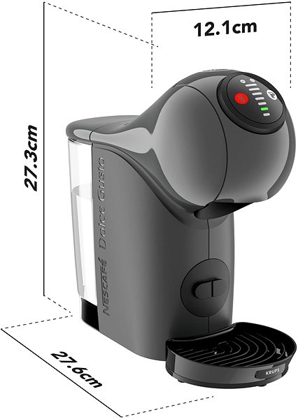 Coffee Pod Machine KRUPS KP243B10CZ Nescafé Dolce Gusto Genio S gift set with 96 capsules ...