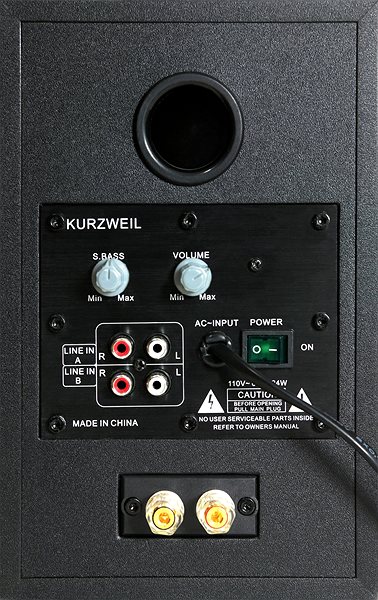 Lautsprecher KURZWEIL KS-40A Rückseite