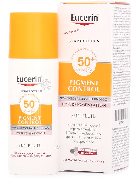 Opaľovací krém EUCERIN Sun Pigment Control Fluid SPF 50+ 50 ml ...