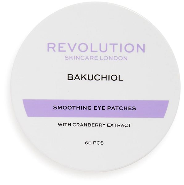 Pleťová maska REVOLUTION SKINCARE Pearlescent Purple Bakuchiol Smoothing Undereye Patches 60 ks ...