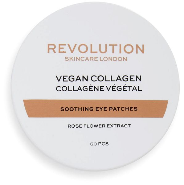 Arcpakolás REVOLUTION SKINCARE Rose Gold Vegan Collagen Soothing Undereye Patches 60 darab ...