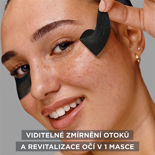 Pleťová maska GARNIER Skin Naturals očná maska s aktívnym uhlím 5 g ...
