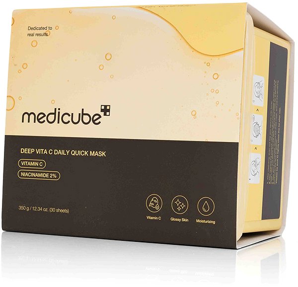 MEDICUBE Deep Vita C Daily Quick Mask 30 Pcs .