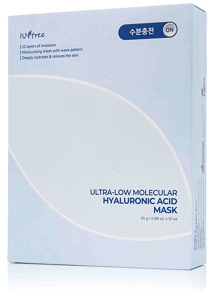 Pleťová maska ISNTREE A-Low Molecular Hyaluronic Acid Mask.