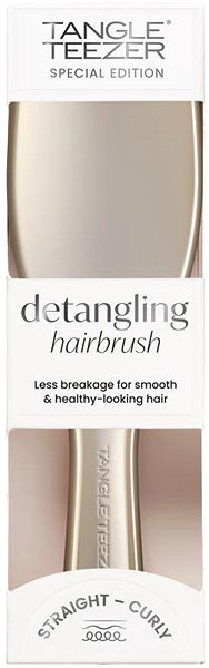 Hair Brush TANGLE TEEZER Ultimate Detangler Chrome Neo Gold .