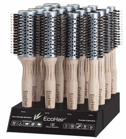 Kefa na vlasy OLIVIA GARDEN Bambus EcoHair Combo 24 ...