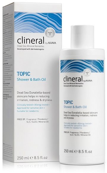 Tusfürdő CLINERAL TOPIC Shower & Bath Oil 250 ml ...