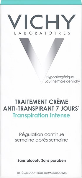 Antiperspirant VICHY DEO CREAM ANTIPERSPIRANT - 7-DAY ANTI-SWEAT REGIMEN 30ML ...