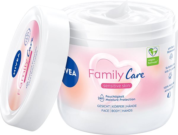 Testápoló krém NIVEA Family Care Hydrating creme 450 ml ...