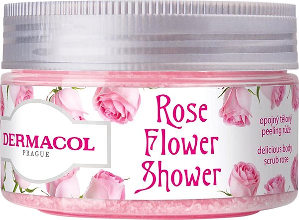 Testradír DERMACOL Flower peeling Rózsa 220 g ...