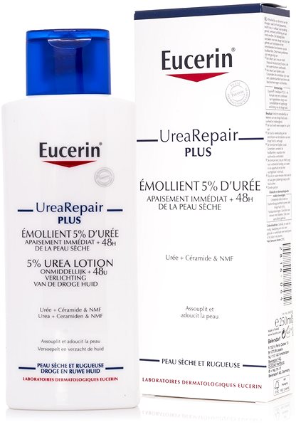 Telové mlieko EUCERIN UreaRepair Plus Émollient 5% d'Urée Peau Seche et Rugueuse 250 ml ...