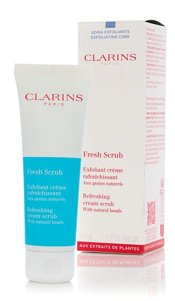 Peeling na telo CLARINS Fresh Scrub Refreshing Cream Scrub 50 ml ...
