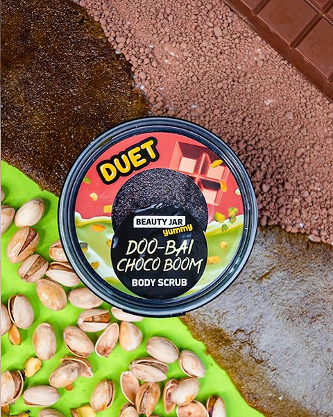 Telový peeling BEAUTY JAR Doo-Bai Choco Boom 360 g .