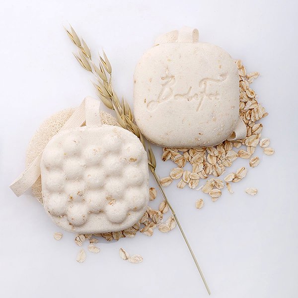 Body scrub BADEFEE Oat Flakes 85 g .