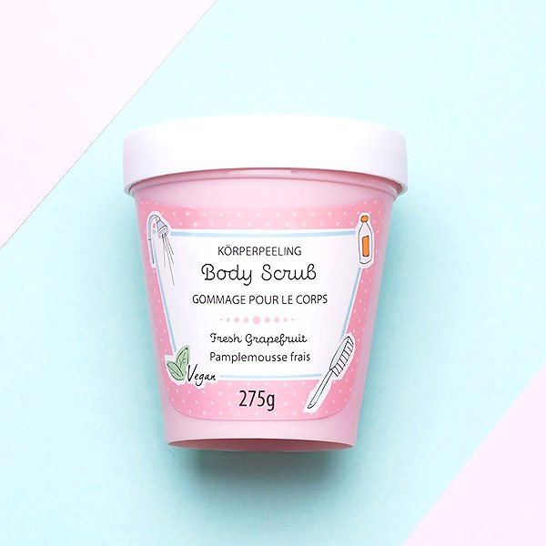 Body scrub BADEFEE Fresh Grapefruit 275 g .