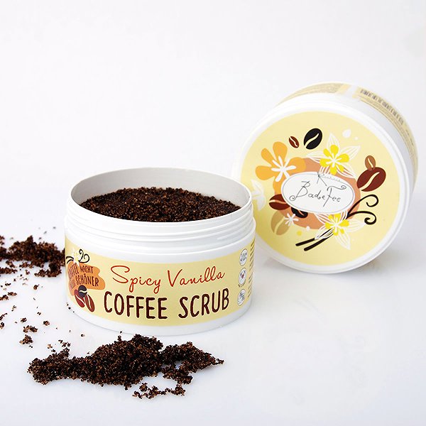 Body scrub BADEFEE coffee Spicy Vanilla 180 g .