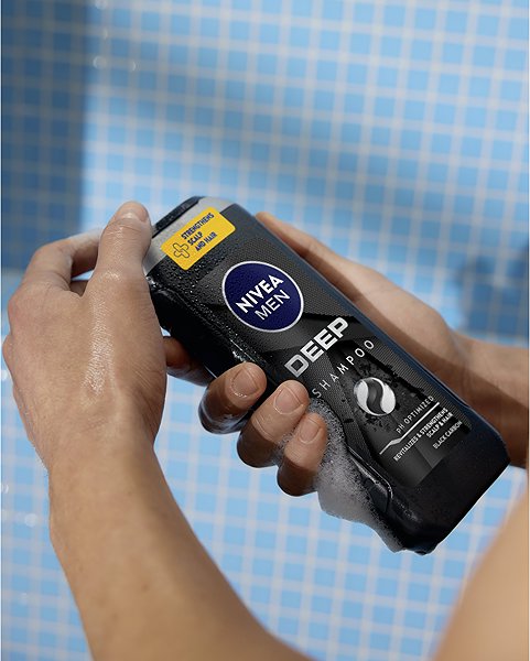 Shampoo NIVEA Men Deep 500 ml .