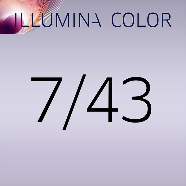 Hair Dye WELLA PROFESSIONALS Illumina Colour Warm 7/43, 60ml Features/technology