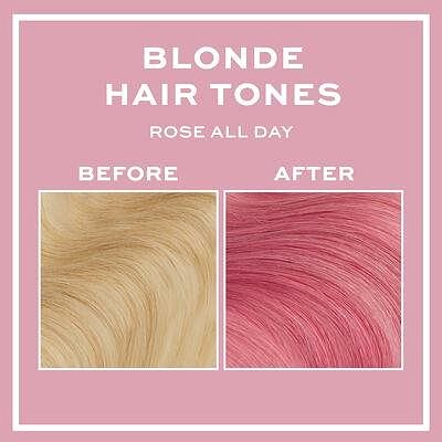 Hair Dye REVOLUTION HAIRCARE Tones for Blondes, Rose All Day, 150ml Features/technology