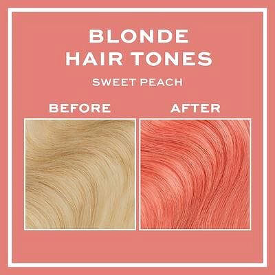 Hair Dye REVOLUTION HAIRCARE Tones for Blondes, Sweet Peach, 150ml Features/technology