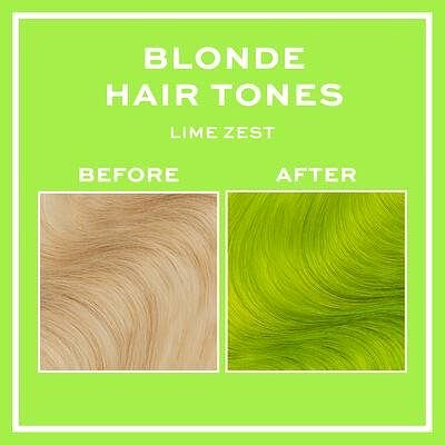 Hair Dye REVOLUTION HAIRCARE Tones for Blondes, Lime Zest, 150ml Features/technology