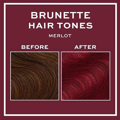 Hair Dye REVOLUTION HAIRCARE Tones for Brunettes Merlot 150ml Features/technology