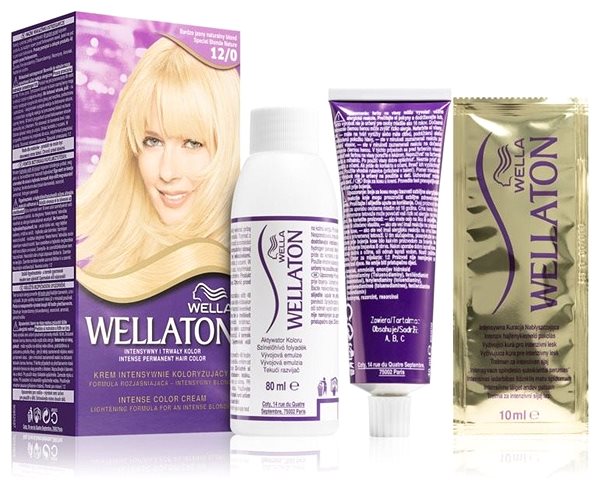 Hair Dye WELLA WELLATON Colour 12/0 LIGHT NATURAL BLOND 110ml ...
