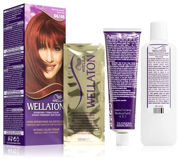 Hair Dye WELLA WELLATON Colour 66/46 RED CHERRY 110ml Package content