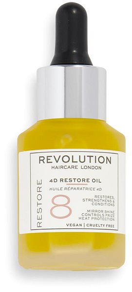 Olej na vlasy REVOLUTION HAIRCARE 8 4D Restore Oil 30 ml ...