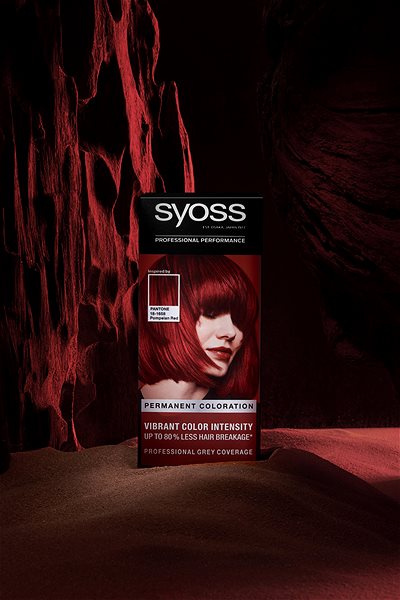 Hajfesték SYOSS Color 5_72 Pompeian Red 50 ml Lifestyle