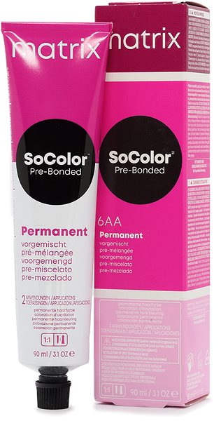 Farba na vlasy MATRIX Socolor Pre-Bonded Permanent 6AA 90 ml ...