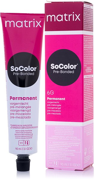 Farba na vlasy MATRIX Socolor Pre-Bonded Permanent 6G 90 ml ...