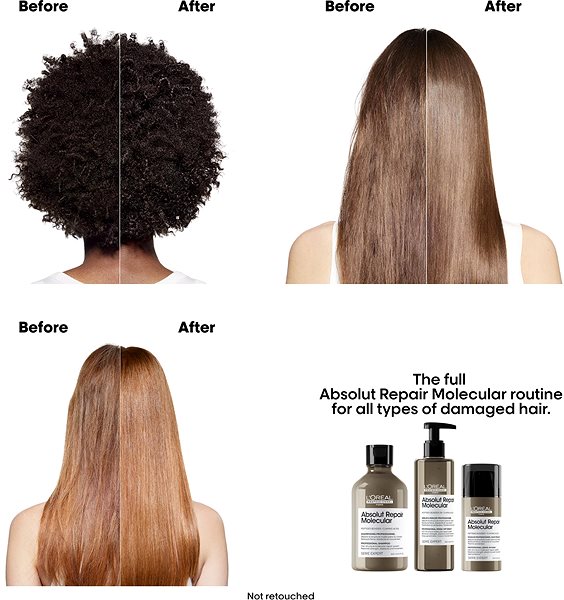 Shampoo L'ORÉAL PROFESSIONNEL Absolut Repair Molecular refill 500 ml .