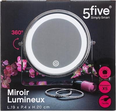 Makeup Mirror 5five Simply Smart Mirror with LED lighting ...