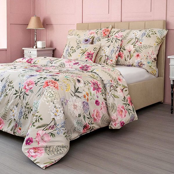 Obliečky Kvalitex Luxury Collection 1 + 1, 140 × 200 cm, 70 × 90 cm, Botanica elegancia ...