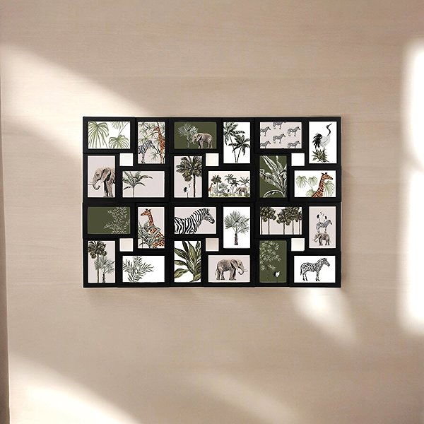 Photo Frame ATMOSPHERA Photo frame for 24 photos, black ...