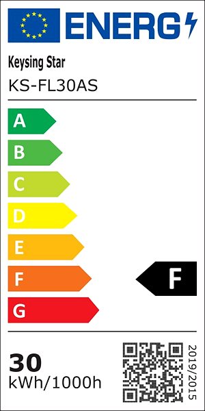 LED Reflector Keysing Star ARIYA, PIR sensor, 30W Energy label