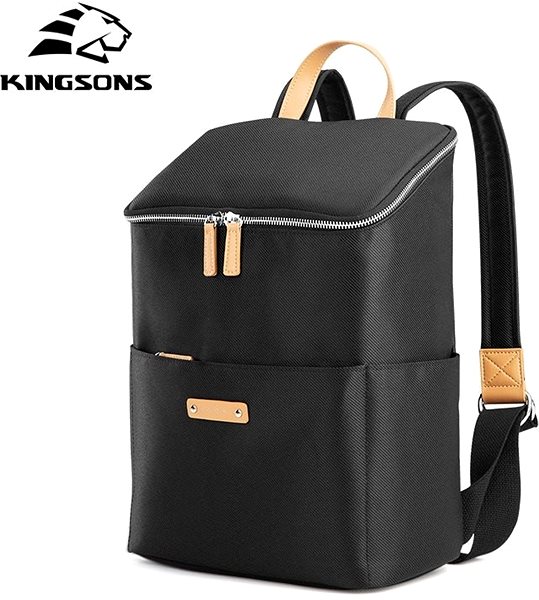 Laptop Backpack Kingsons K9872W, Black Lateral view