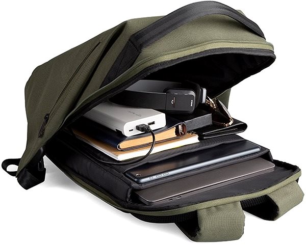Laptop hátizsák Kingsons Recycled Travel Backpack Jellemzők/technológia