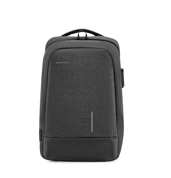 Laptop Backpack Kingsons Anti-theft Backpack Black 15.6