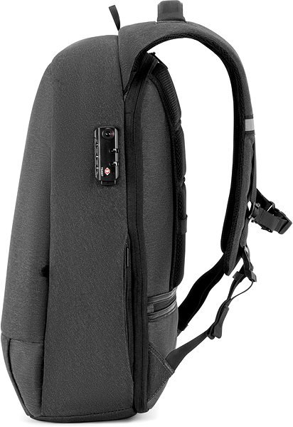 Laptop Backpack Kingsons Anti-theft Backpack Black 15.6